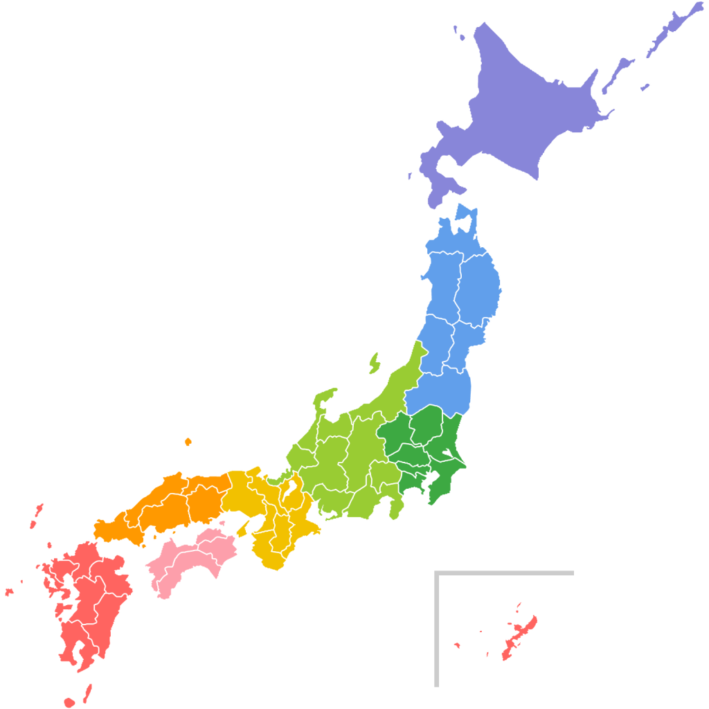巻き爪・外反母趾の病院検索ページの地図